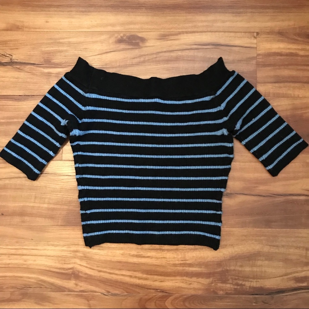 Off the shoulder crop top